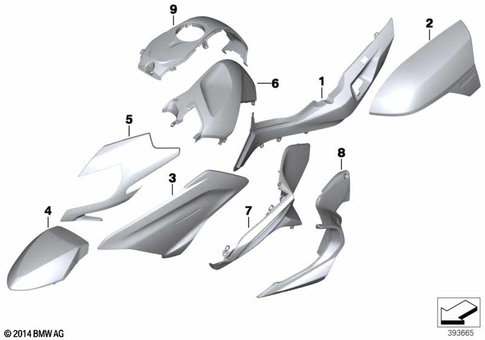 Painted Parts for 2016 BMW-Motorrad R 1200 RT #7