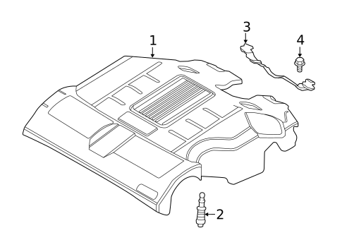 Engine Appearance Cover for 2022 Land Rover Defender 90 #0