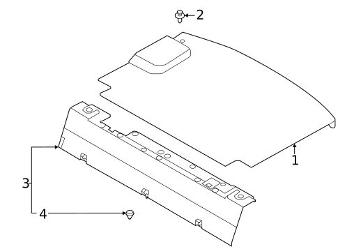 Interior Trim - Rear Body for 2023 Subaru Crosstrek #3