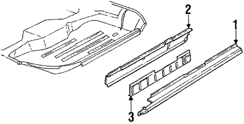 Rocker Panel for 1988 Buick Skylark #0