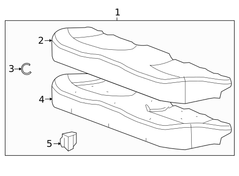Rear Seat Components for 2017 Buick Regal #2