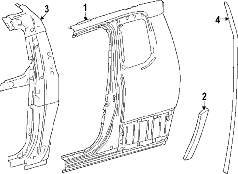 Side Panel for 2025 Toyota Tacoma #1