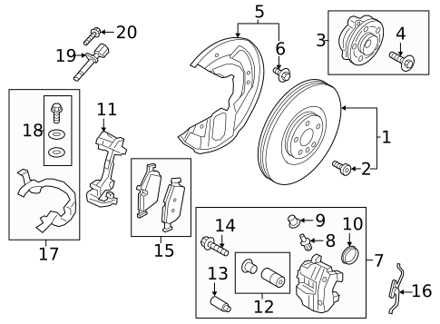 Front Brakes for 2019 Volvo XC90 #2
