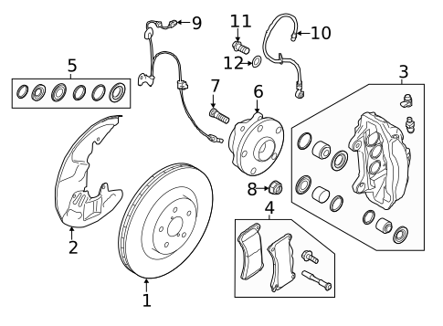 Front Brakes for 2021 Subaru Forester #2