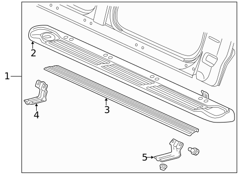 Running Board for 1998 Ford F-150 #0