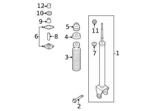 Shocks & Components for 2015 Nissan Altima #0
