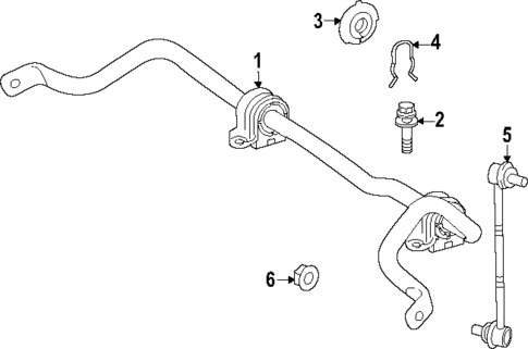 Stabilizer Bar & Components for 2025 Lexus TX350 #0