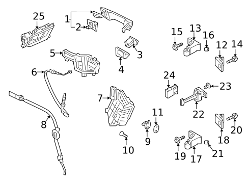 Lock & Hardware for 2015 Volkswagen GTI #7