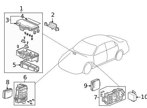 Radiator & Components for 2000 Honda Accord #2