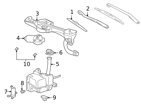Wipers for 2006 Lincoln LS #0