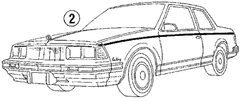 Stripe Tape for 1984 Buick Century #3
