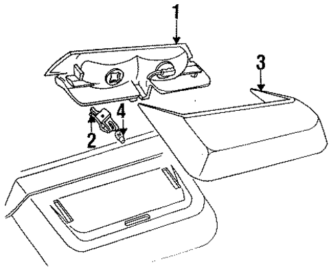 Bulbs - Chassis for 1997 Ford Thunderbird #3