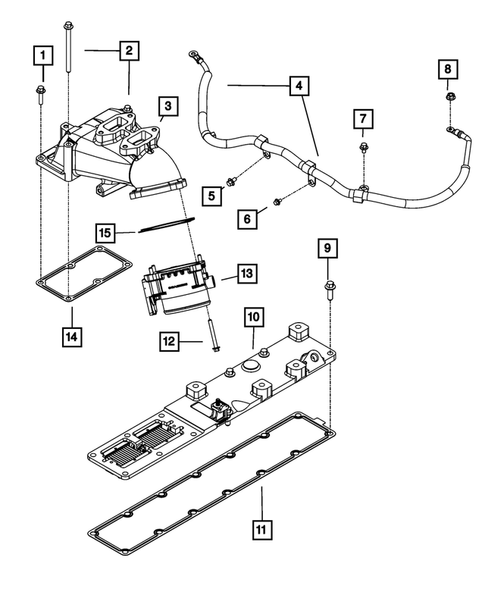 Manifolds and Vacuum Fittings for 2008 Dodge Ram 3500 #0