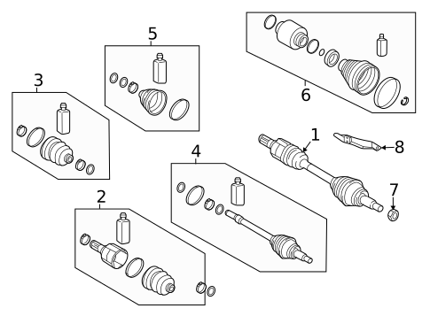Drive Axles for 2024 Hyundai Elantra N #0