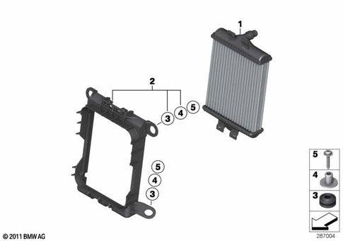 Radiator for 2014 BMW 335i #4