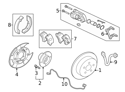 Anti-Lock Brakes for 2011 Mitsubishi Outlander #0