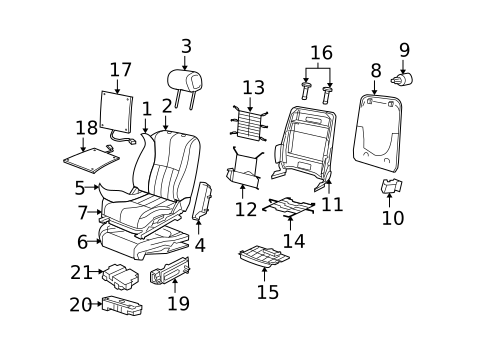 Power Seats for 2008 Jaguar S-Type #0