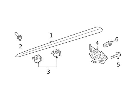 Exterior Trim - Pillars for 2011 Volkswagen GTI #0