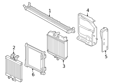 Radiator & Components for 2022 Audi RS5 #2