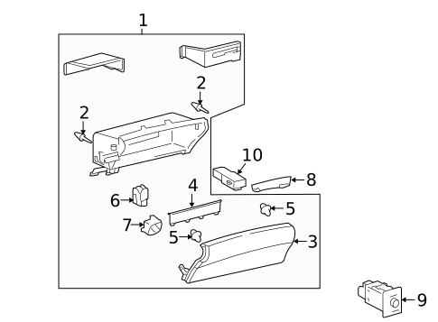 Trunk for 2009 Lexus GS450h #1