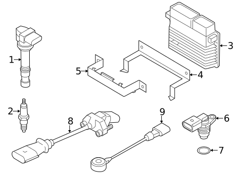 Ignition System for 2012 Volkswagen Passat #0