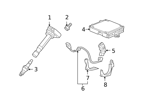 Electrical Components for 2005 Honda Accord #6