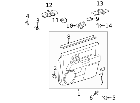 Switches for 2013 Toyota FJ Cruiser #2