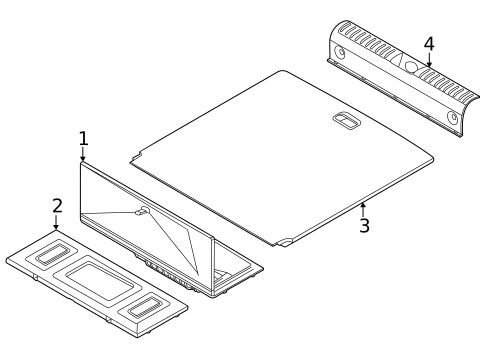 Interior Trim - Rear Body for 2023 Kia EV6 #0
