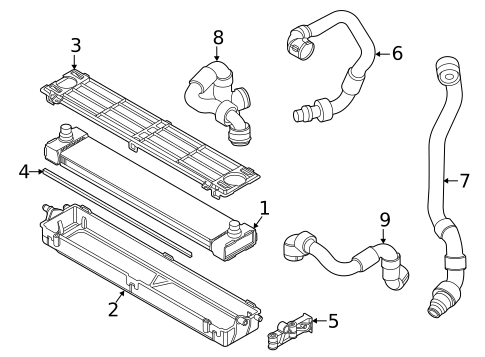 Radiator & Components for 2020 BMW X5 #2