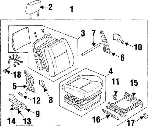 Power Seats for 1997 INFINITI Q45 #0