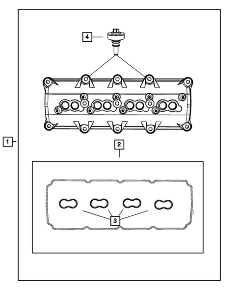 Cylinder Head for 2009 Chrysler Aspen #3