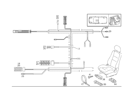 Electric Seat Adjuster for 1999 Mercedes-Benz E430 #0