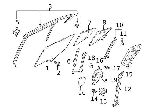 Rear Door for 2023 Mazda 3 #3