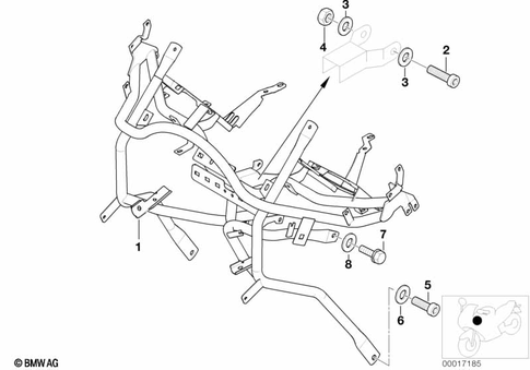 Motorcycle Trim Section, Windshield for 2005 BMW-Motorrad K 1200 LT #12