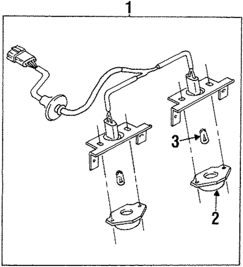 Bulbs - Chassis for 2002 Kia Sportage #2
