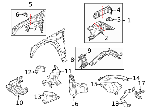 Inner Components for 2013 Land Rover Range Rover Sport #0