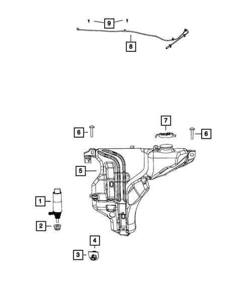 Wiper and Washer System for 2011 Chrysler 300 #1