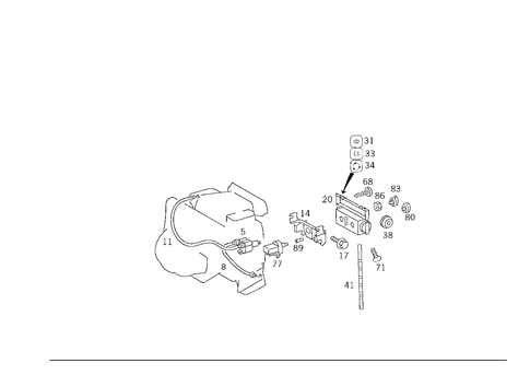 Operating Unit for 1988 Mercedes-Benz 300E #2