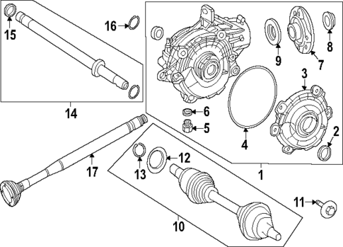 Carrier & Front Axles for 2025 Mercedes-Benz GLC350e #0