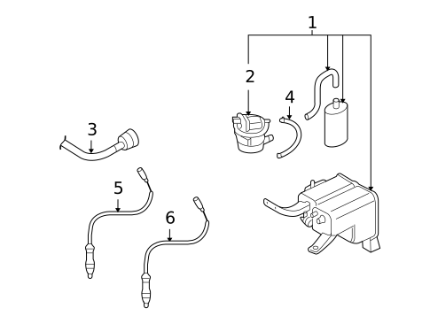Emission Components for 2010 Audi Q7 #2