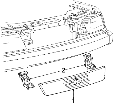 Grille & Components for 1990 Ford Escort #0
