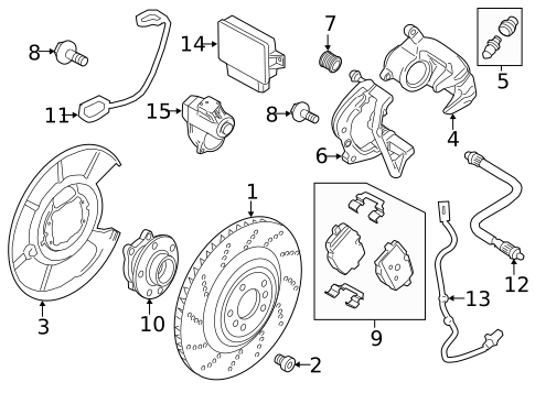 Brake Components for 2016 BMW M5 #0