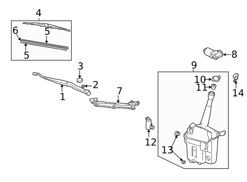 Wipers for 2007 Pontiac Vibe #0