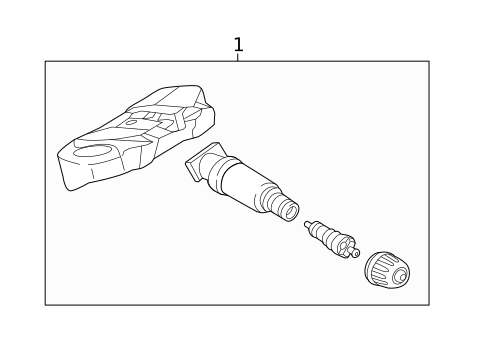 Tire Pressure Monitor Components for 2017 BMW 750i #0