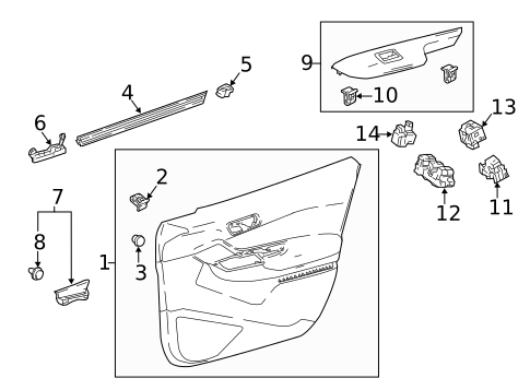 Rear Door for 2019 Toyota C-HR #4