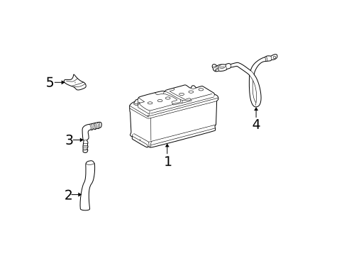 Battery & Related Components for 2003 Mercedes-Benz C 230 #0
