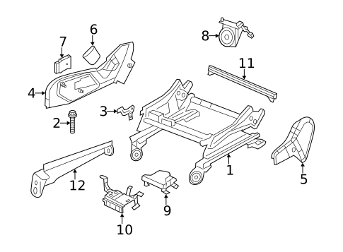 Tracks & Components for 2012 Jeep Grand Cherokee #1