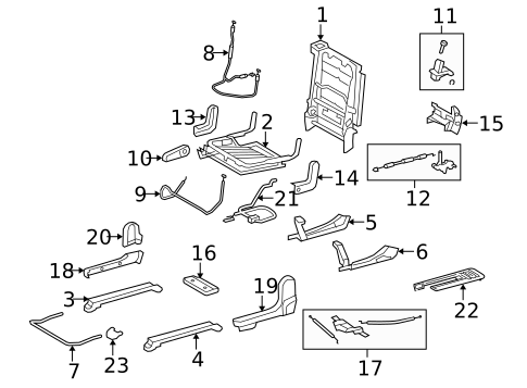 Second Row Seats for 2017 Toyota Sequoia #2