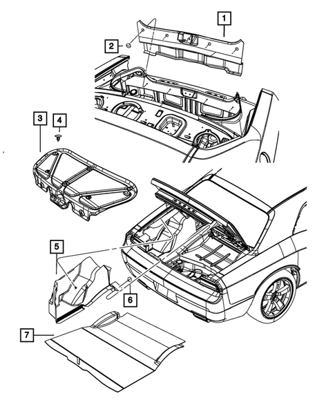 Carpets, Floor Mats, Load Floor, and Silencers for 2016 Dodge Challenger #2