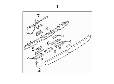 License Lamps for 2008 Saab 9-3 #0